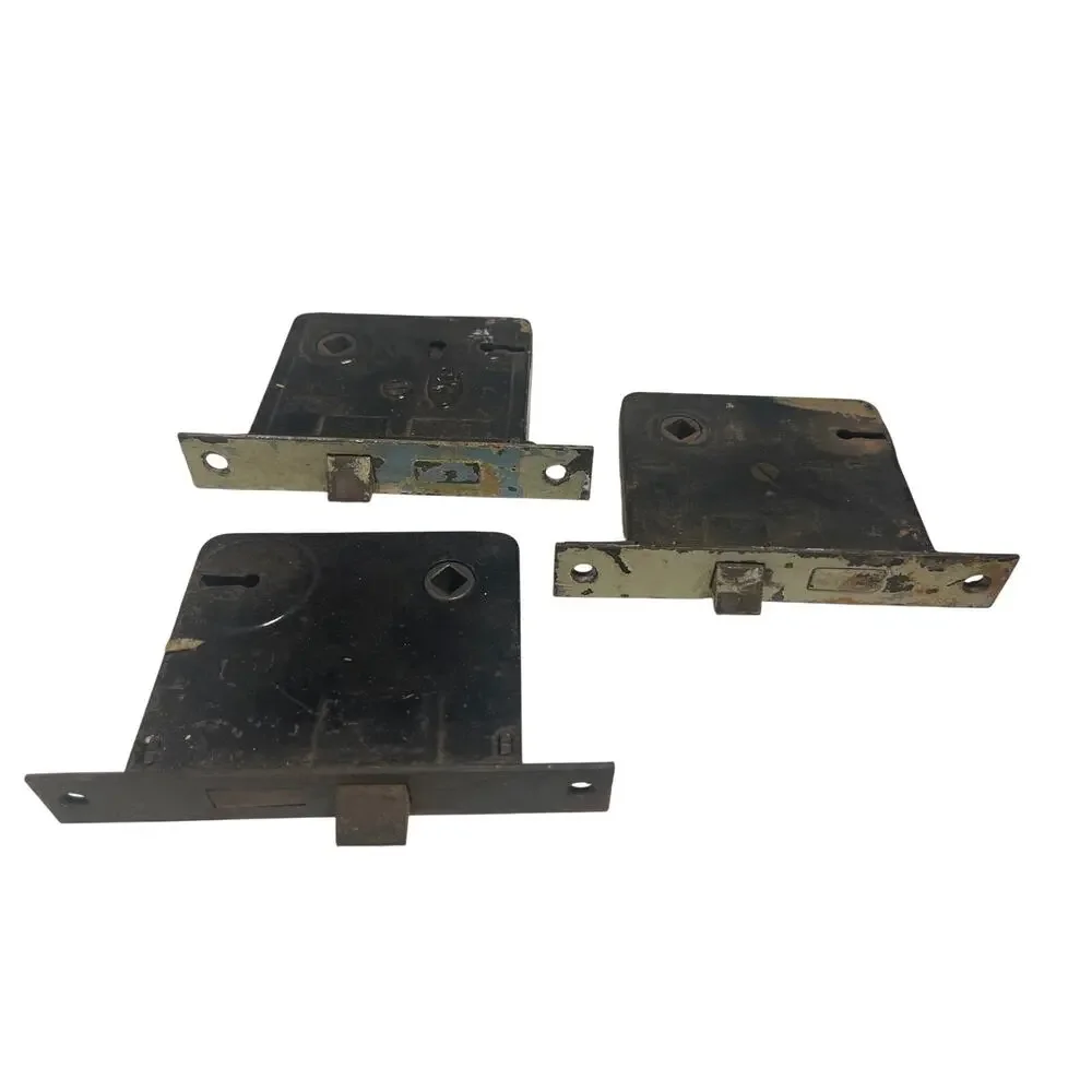 Antique Vintage Mortise Locks Lot Of Three For Restoration Renovation Pexto